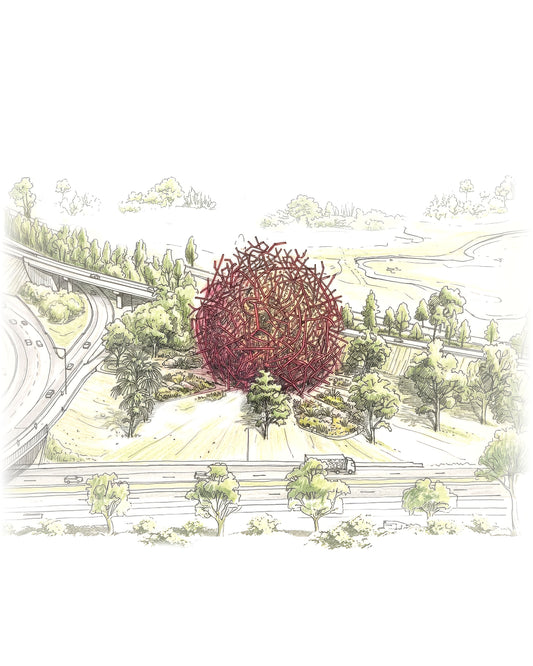 Emu in the Sky - M12 Land Art